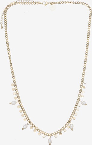 Leslii Necklace in Gold: front