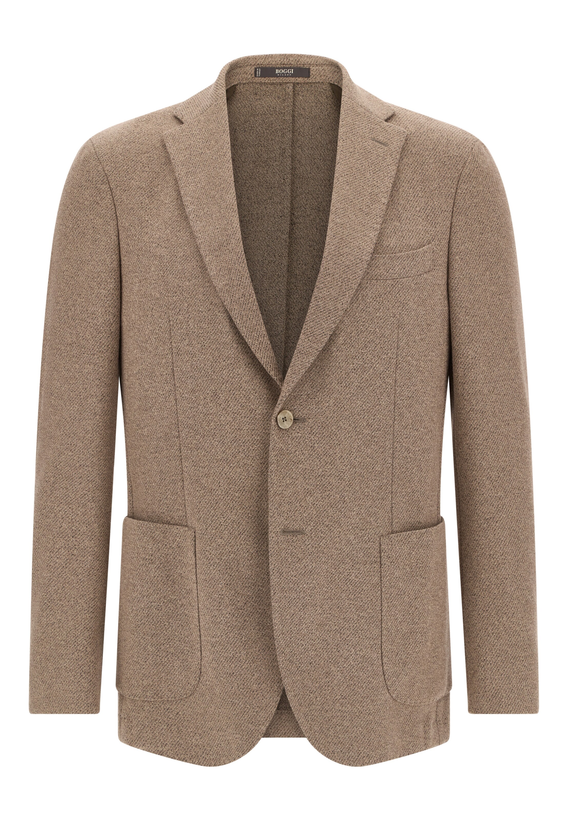 Boggi Milano Comfort Fit Sakko in Braun: Vorderseite