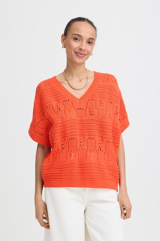Pull-over 'NERO' b.young en orange : devant