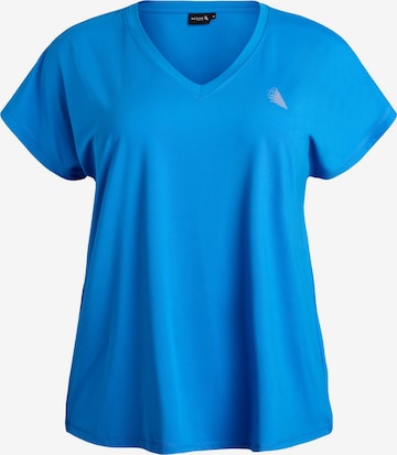 mėlyna Active by Zizzi Marškinėliai 'Abasic': priekis