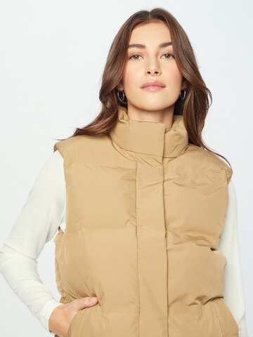 KnowledgeCotton Apparel Bodywarmer in Beige