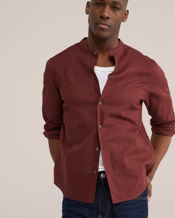 WE Fashion Comfort fit Poslovna srajca | rdeča barva