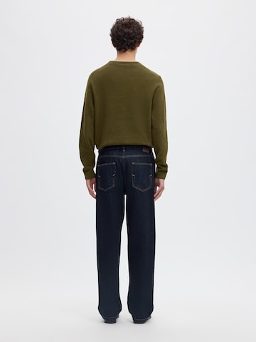 Pull-over 'SLHRoss' SELECTED en vert