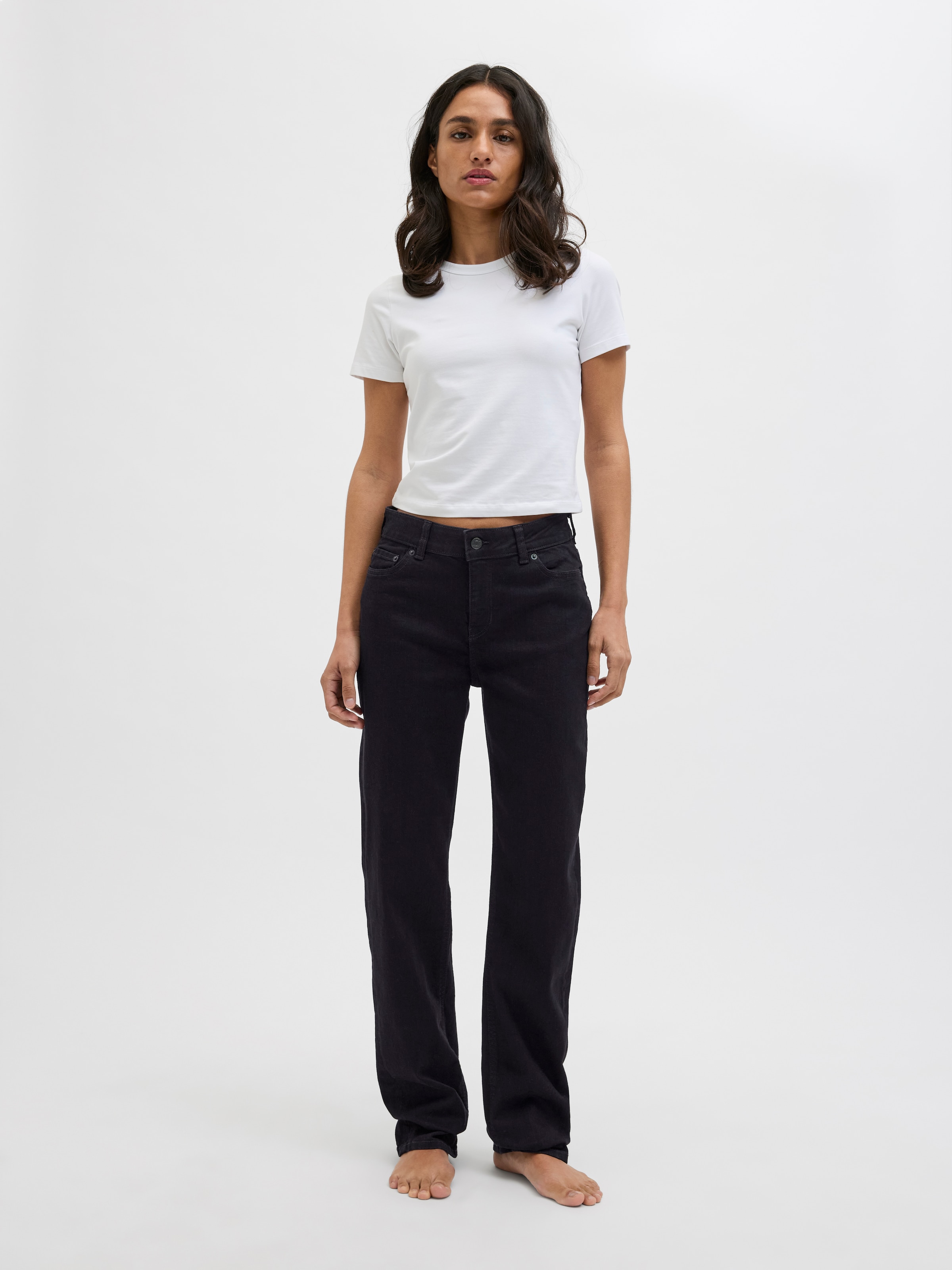 JJXX Regular Jeans 'JXNice' in Black Denim | ABOUT YOU