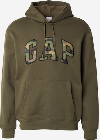 GAPSweater majica 'HERITAGE' - zelena boja: prednji dio