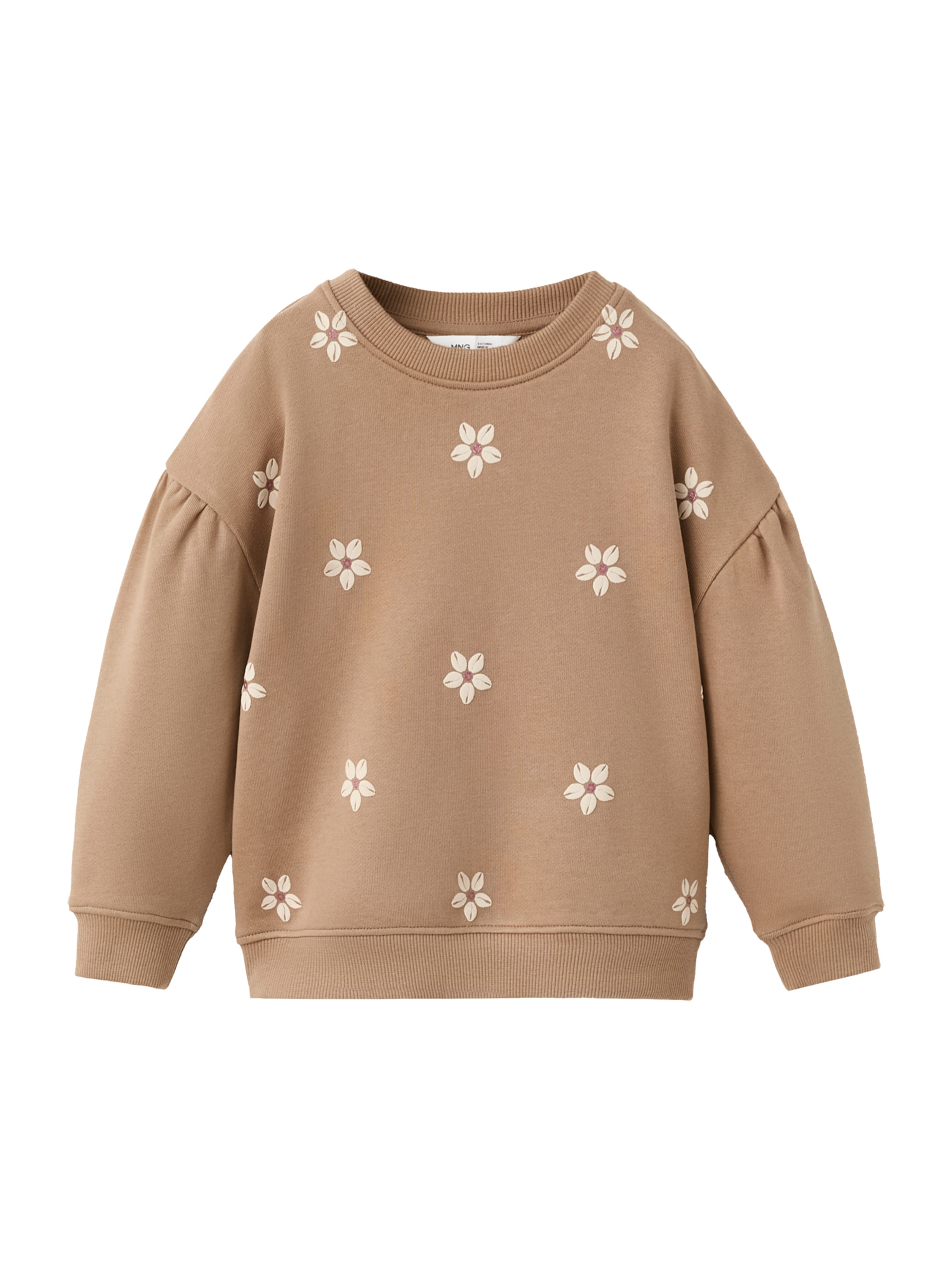 MANGO KIDS Sweatshirt 'SHELL' in Braun: Vorderseite