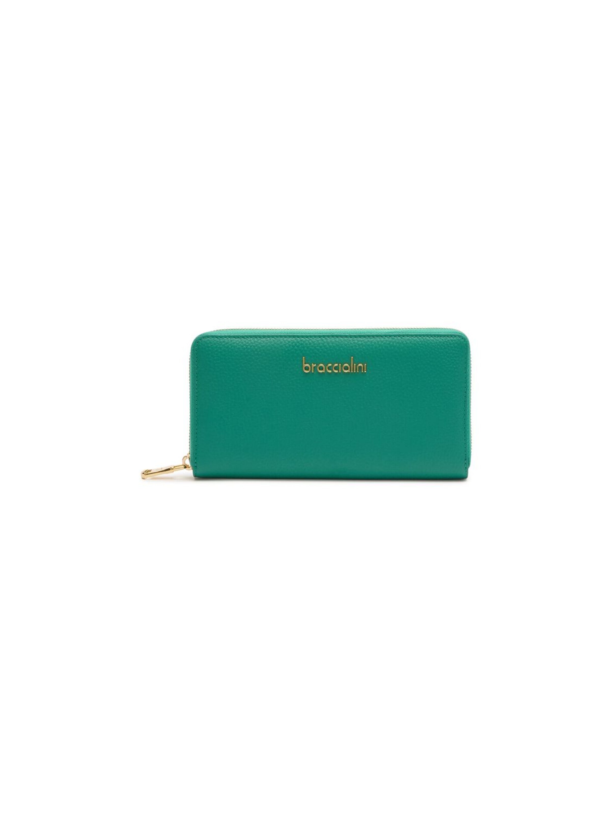 Braccialini - Cartera 'Basic' en verde: frente