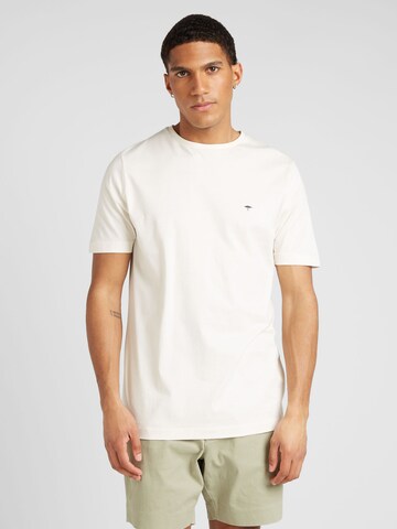 FYNCH-HATTON - Ajuste regular Camiseta en blanco: frente