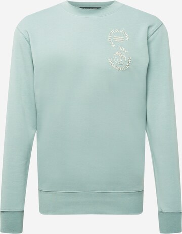 SCOTCH & SODA Sweatshirt 'Felpa' in Groen: voorkant
