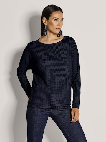 T-shirt MADELEINE en bleu : devant