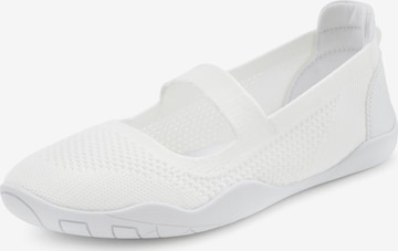 balta LASCANA Balerinos su dirželiais: priekis