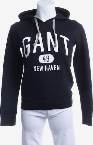 GANT Sweatshirt & Zip-Up Hoodie in XS in Black: front