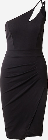WAL G. Φόρεμα κοκτέιλ 'VALENCIA' σε μαύρο: μπροστά