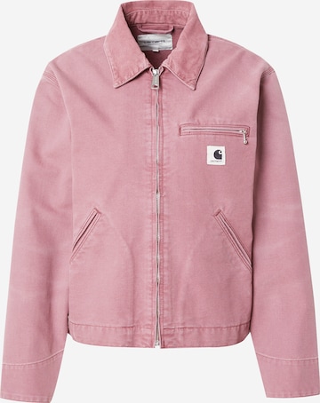 Carhartt WIPPrijelazna jakna 'Detroit' - roza boja: prednji dio