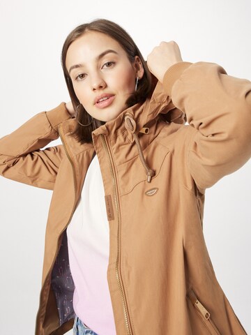 Ragwear Between-Season Jacket 'APOLI' in Brown