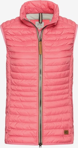 CAMEL ACTIVE Vest in Pink: front