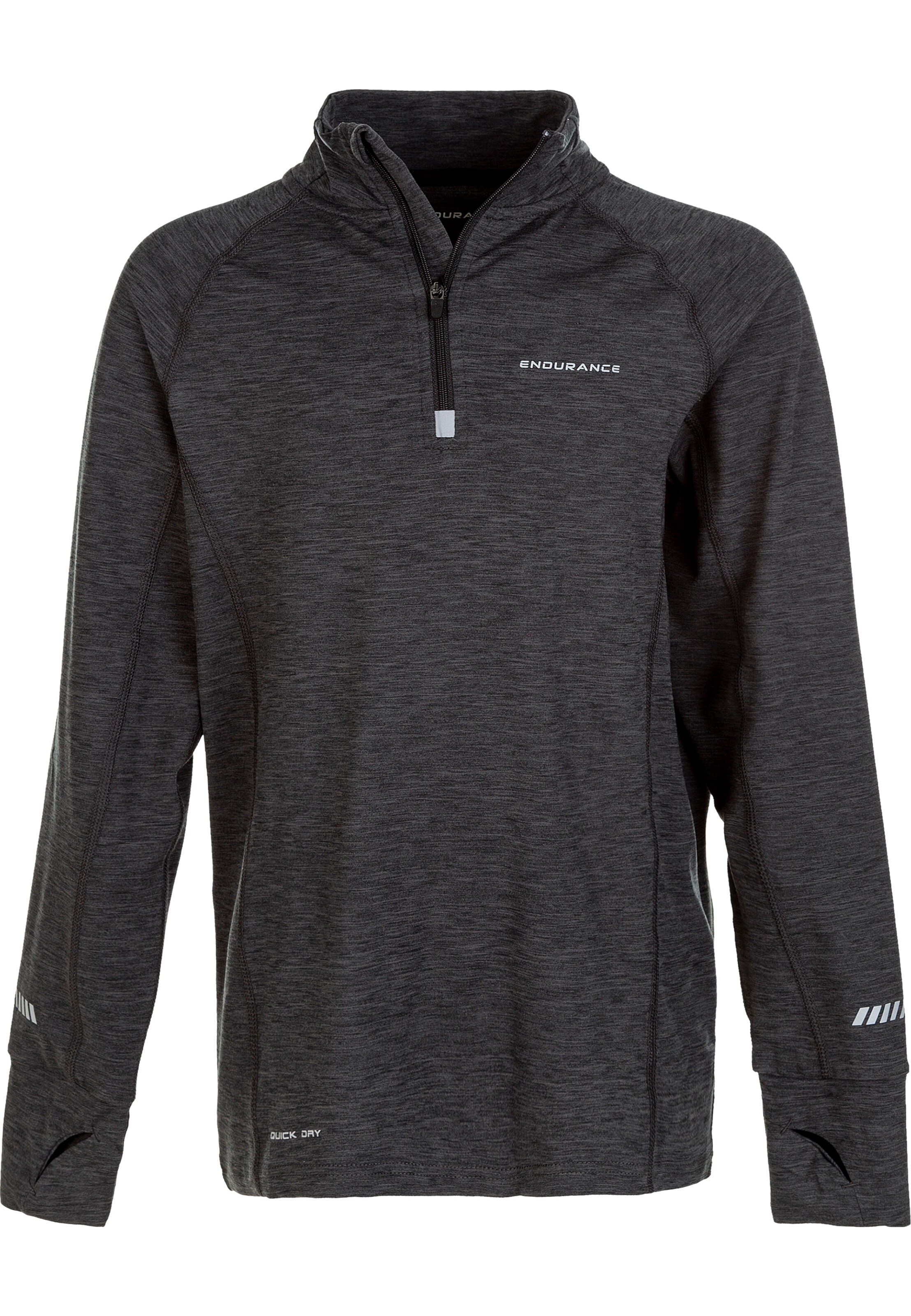 ENDURANCE Functioneel shirt 'Lyle' in Zwart: voorkant