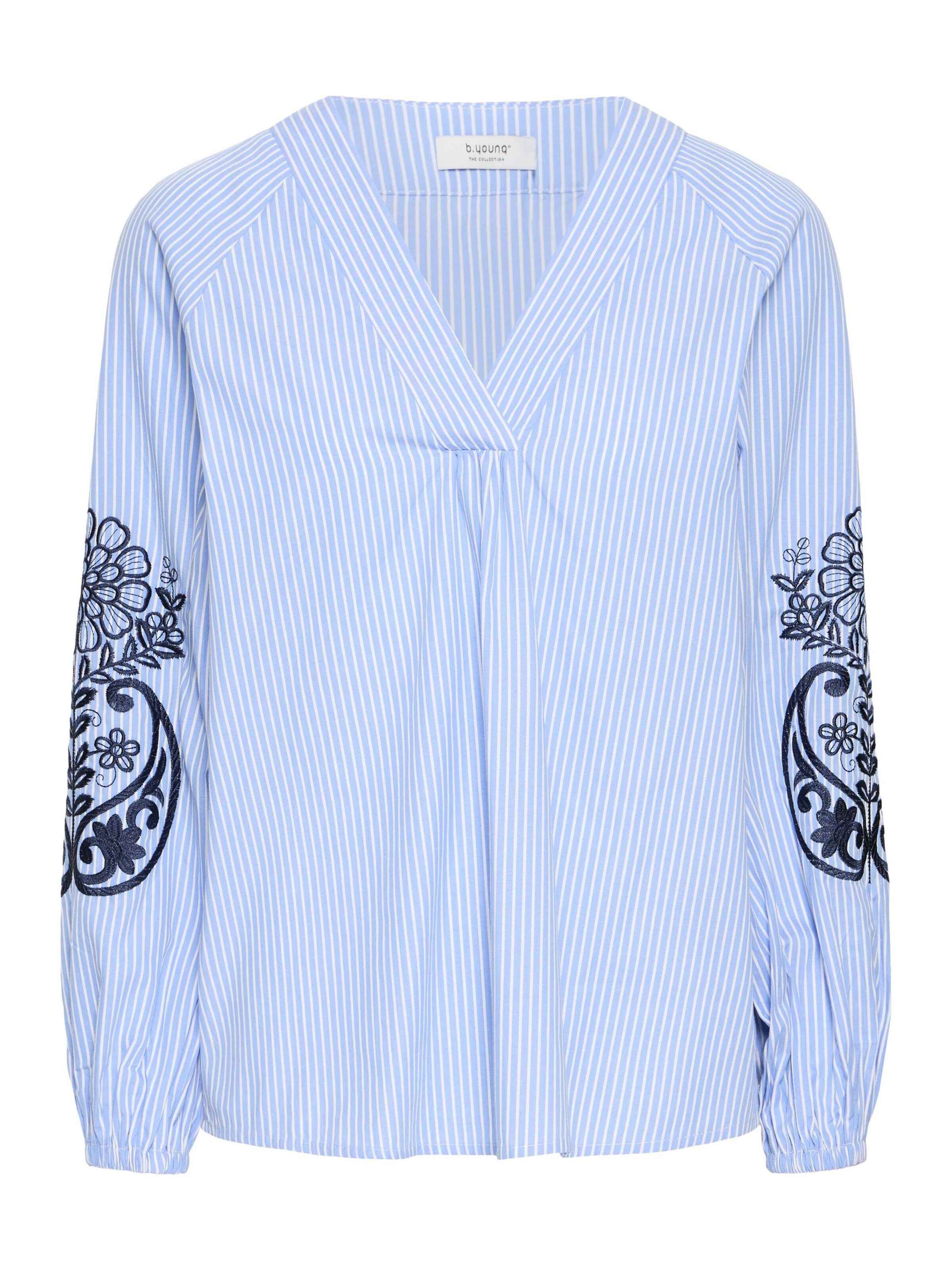 b.young Bluse 'BYHemma' in Blau: Vorderseite