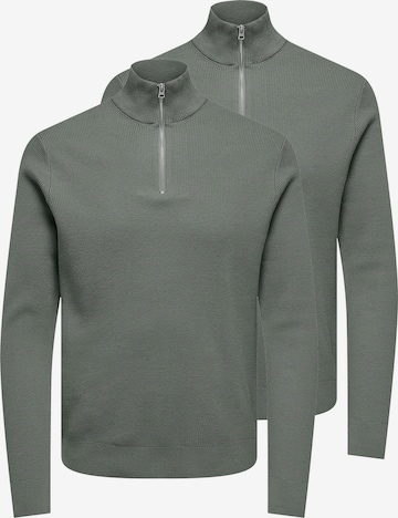 Only & Sons Pullover 'Phil' in Grün: Vorderseite