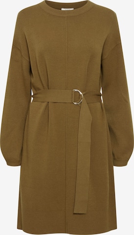 b.young Strikkjole 'OTARI' i grøn: forside