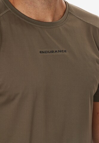 ENDURANCE Functioneel shirt 'Angus' in Bruin