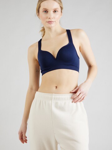 Bustino Reggiseno sportivo 'Martine' di ONLY PLAY in blu: frontale