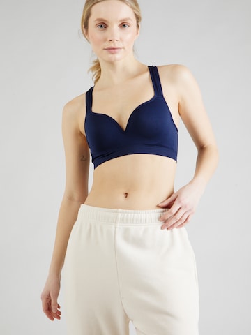 Bustier Soutien-gorge de sport 'Martine' ONLY PLAY en bleu : devant