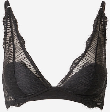 Calvin Klein Underwear Triangle Bra in Black: front