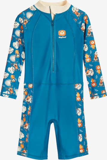 PLAYSHOES UV-suoja 'Dschungel' värissä kerma / keltainen / petrooli / oranssi, Tuotenäkymä