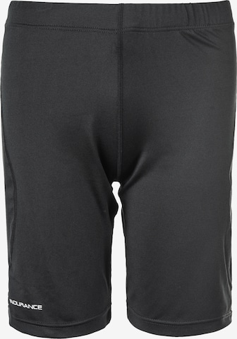 Skinny Pantaloni sport 'Sevillia' de la ENDURANCE pe negru: față