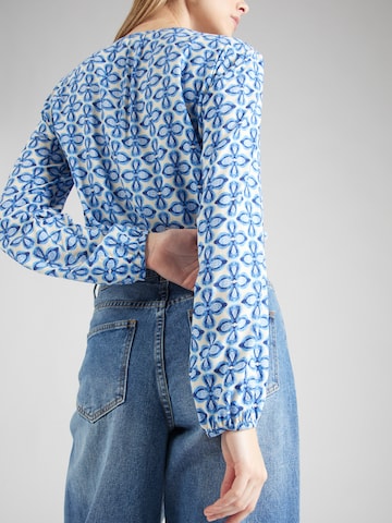 Cartoon Blouse in Blauw