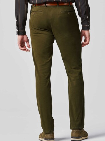 MEYER Regular Chino trousers in Green