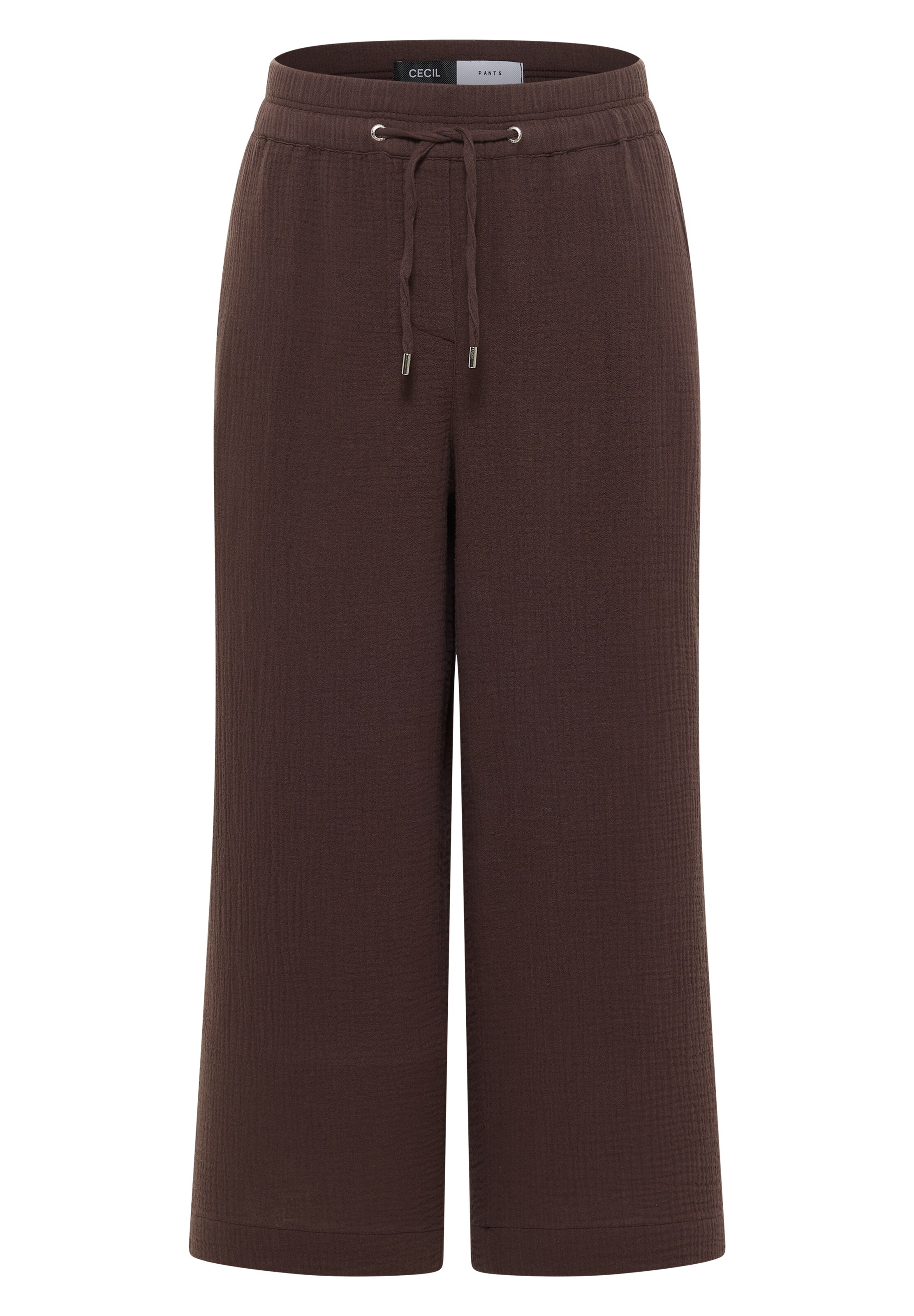 CECIL Wide Leg Hose in Braun: Vorderseite