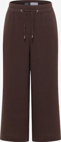 CECIL Pants in Brown: front