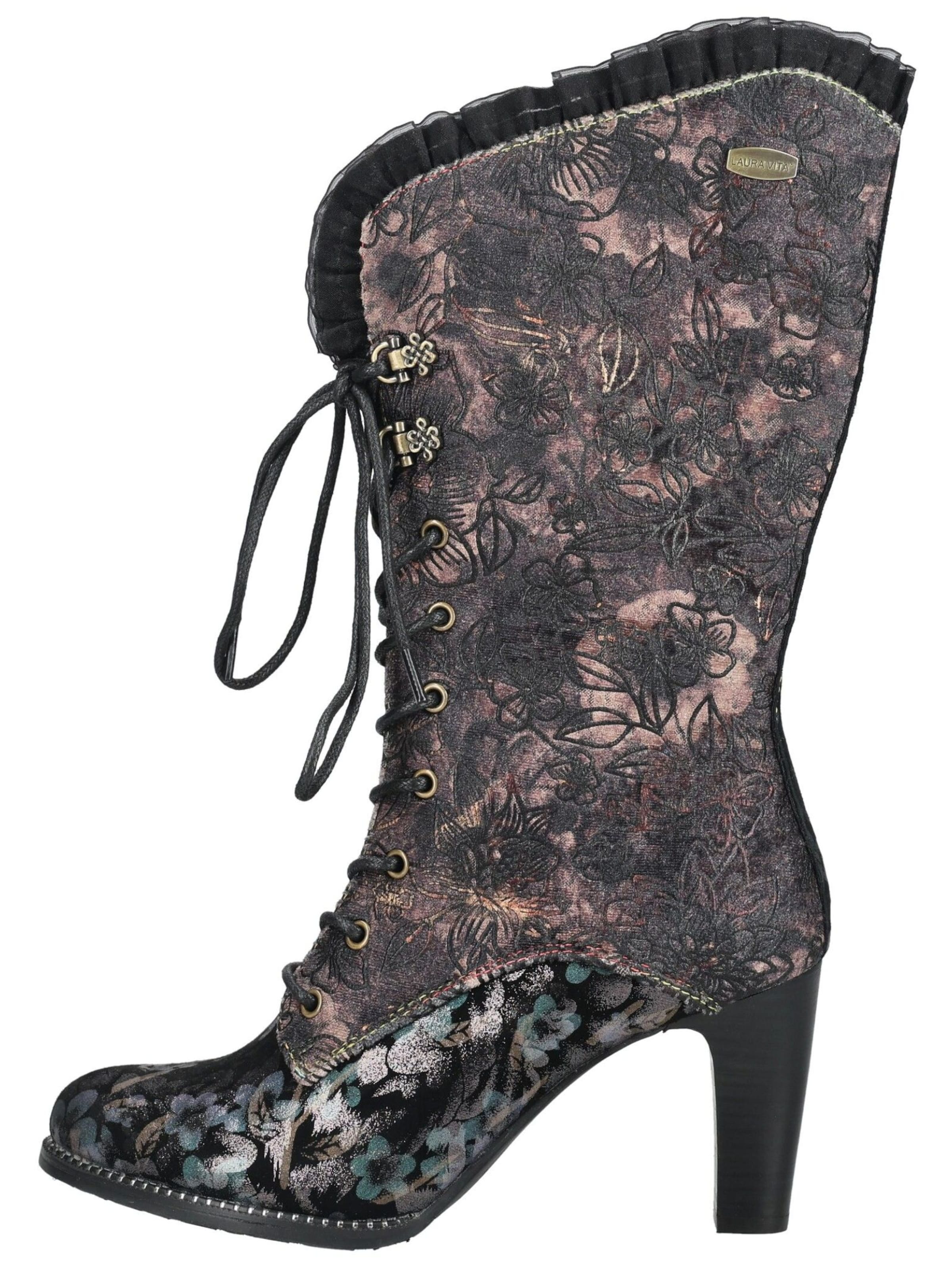 Bottes à lacets Laura Vita en gris