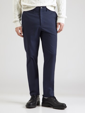 Calvin Klein Slimfit Chino hlače | modra barva: sprednja stran