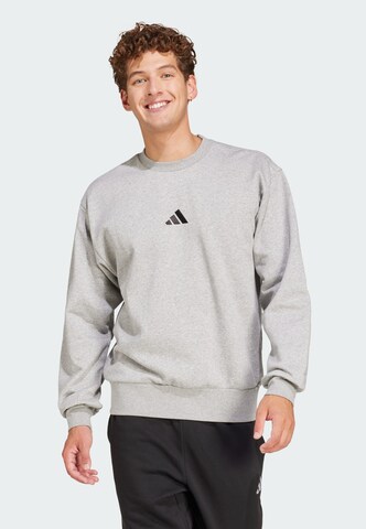 Sweat de sport 'Essentials Feelcozy' ADIDAS SPORTSWEAR en gris : devant