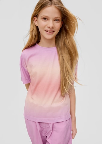 T-Shirt s.Oliver en rose : devant