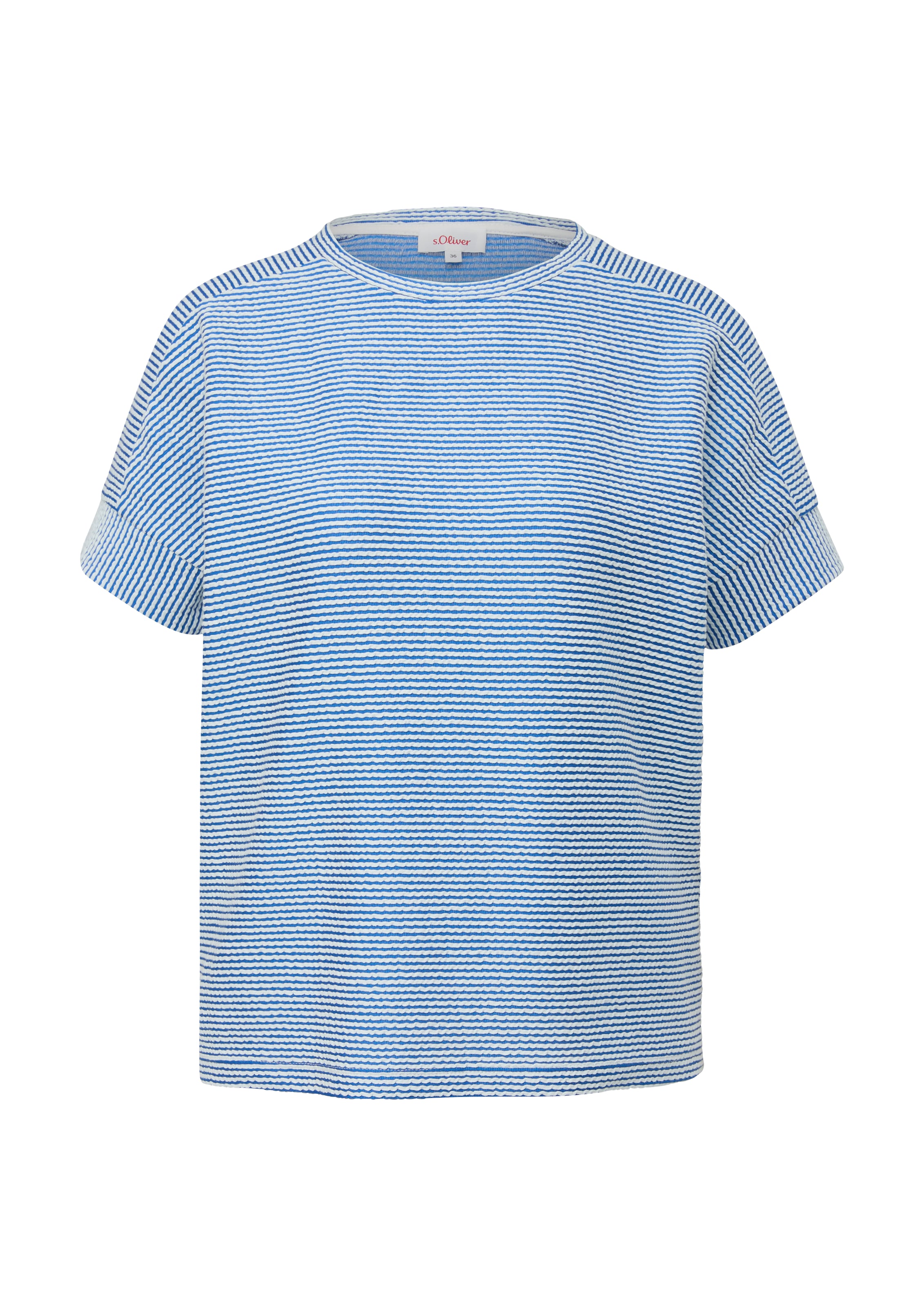s.Oliver Shirt in Blauw: voorkant