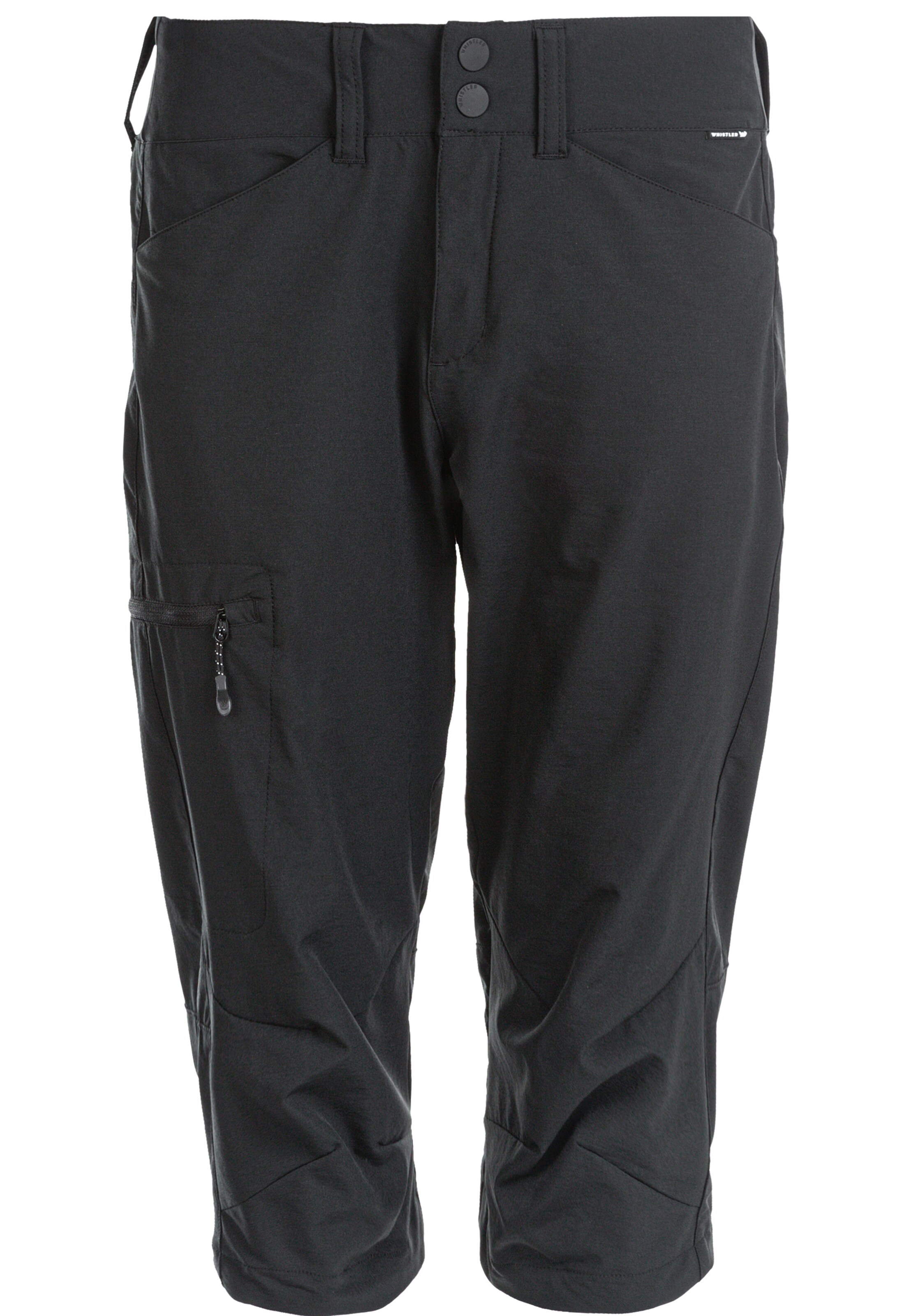Whistler Regular Outdoorhose in Schwarz: Vorderseite
