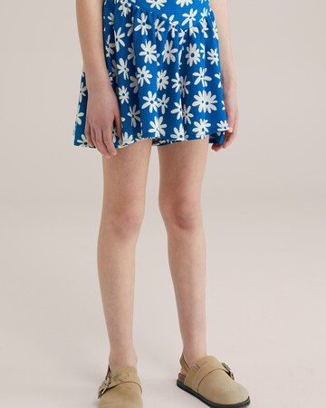 WE Fashion Regular Trousers in Blue