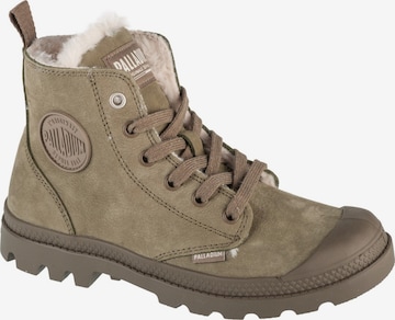 Palladium High-top trainers 'Pampa Hi Zip WL' in Green: front