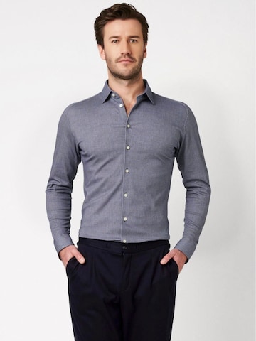 Coupe slim Chemise DESOTO en bleu