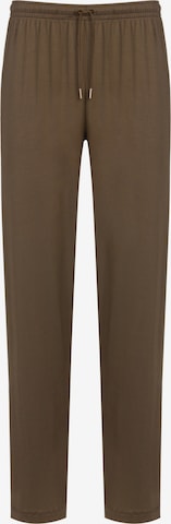 Pantalon de pyjama 'Jefferson' Mey en marron : devant