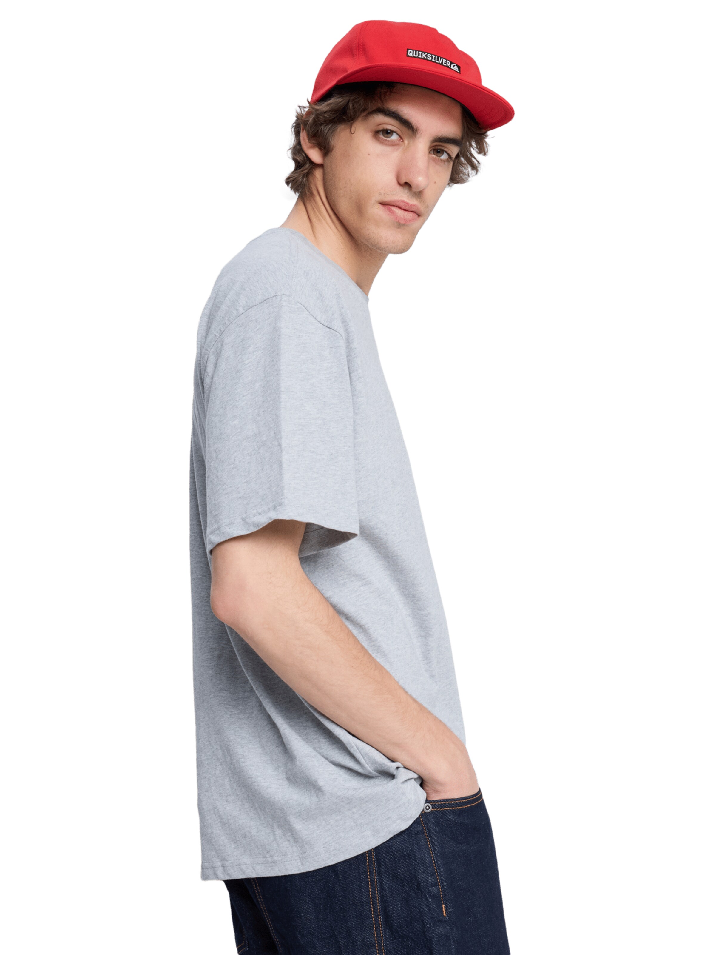 QUIKSILVER Shirt 'Dna Clicker' in Grey