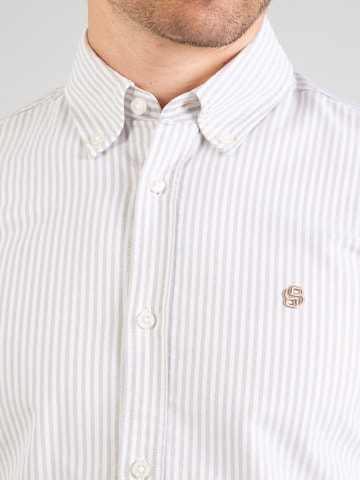 BOSS Regular Fit Hemd 'ROAN' in Beige