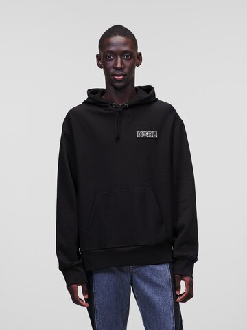 Karl Lagerfeld Sweatshirt ' Ikonik' in Schwarz: Vorderseite