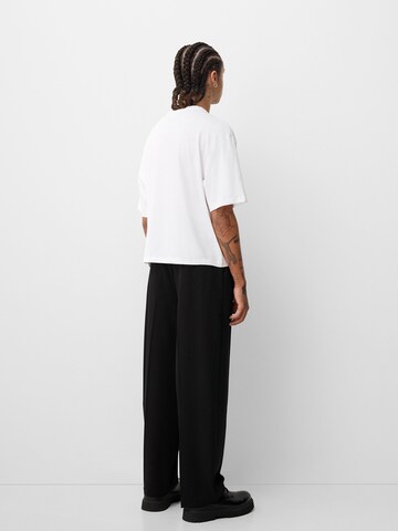Bershka Tapered Hose in Schwarz