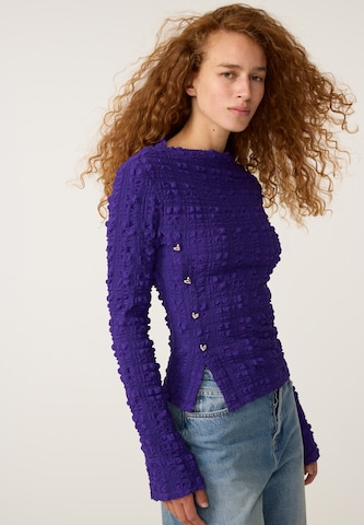 Fabienne Chapot Top in Lila: voorkant