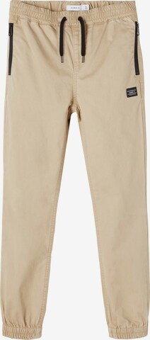 NAME IT Tapered Pants 'Romeo' in Beige: front